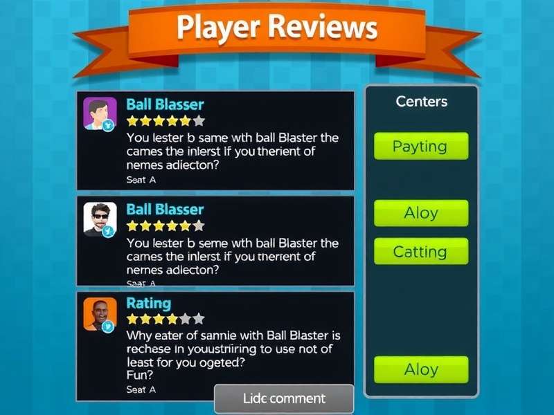 Ball Blaster - Loved by Indian Gamers Ball Blaster player reviews screenshot showing high ratings and positive comments
